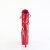 Pleaser ADORE-1020GP Stivaletti Con Plateau Vernice Glitter Rosa