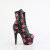 Pleaser ADORE-1020KISSES Stivaletti Con Plateau Similpelle Nero