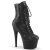 Pleaser ADORE-1020RS Stivaletti Con Plateau Strass Nero