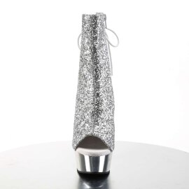 Pleaser DELIGHT-1018G Stivaletti - Argento...