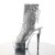 Pleaser DELIGHT-1018G Stivaletti - Argento Glitter/Argento Cromato EU-35 / US-5