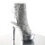 Pleaser DELIGHT-1018G Stivaletti - Argento Glitter/Argento Cromato EU-35 / US-5