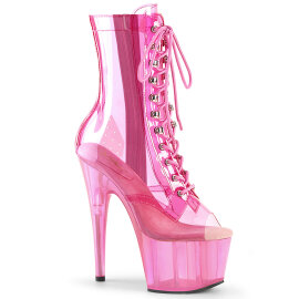 Pleaser ADORE-1021C-T Stivaletti Con Plateau Fumo Rosa