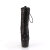 Pleaser ADORE-1040SPF Stivaletti Con Plateau in Tessuto Pitonato Nero