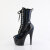 Pleaser ADORE-1040WR-HG Stivaletti Con Plateau Vernice Holo Nero