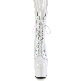 Pleaser ADORE-1047 Stivaletti Con Plateau Vernice Holo...