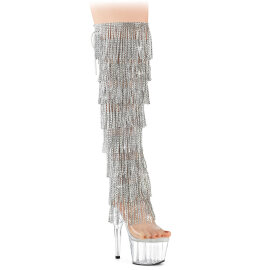 Pleaser ADORE-3019C-RSF Stivali Sopra Il Ginocchio Con...