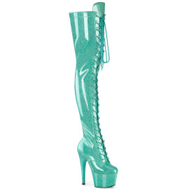 Pleaser ADORE-3020GP Stivali Sopra Il Ginocchio Con...