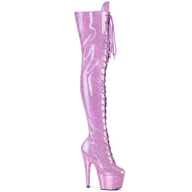 Pleaser ADORE-3020GP Stivali Sopra Il Ginocchio Con...