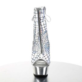Pleaser DELIGHT-1018HG Stivaletti - Argento...
