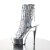 Pleaser DELIGHT-1018HG Stivaletti - Argento Ologramma/Argento Cromato EU-36 / US-6