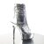 Pleaser DELIGHT-1018HG Stivaletti - Argento Ologramma/Argento Cromato EU-36 / US-6