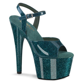 Pleaser ADORE-709GP Sandali Con Plateau Vernice Glitter...