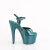 Pleaser ADORE-709GP Sandali Con Plateau Vernice Glitter Verde