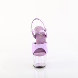 Pleaser ADORE-709HT Sandali Con Plateau Holo Fumo Viola