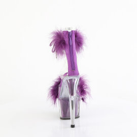 Pleaser ADORE-724F Sandali Con Plateau Trasparente Viola