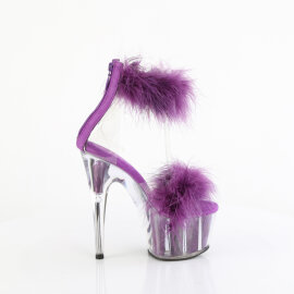 Pleaser ADORE-724F Sandali Con Plateau Trasparente Viola