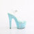 Pleaser BEJEWELED-708RRS Sandali Con Plateau Trasparente Strass Türkis