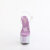 Pleaser BEJEWELED-708RRS Sandali Con Plateau Trasparente Strass Viola