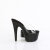 Pleaser BEJEWELED-712RS Mules Con Plateau Trasparente Strass Nero