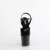 Pleaser BLISS-709 Sandali Con Plateau Trasparente Nero