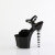 Pleaser BLISS-709 Sandali Con Plateau Trasparente Nero