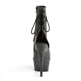 Pleaser DELIGHT-1018MMG Stivaletti - Similpelle Nero/Nero Opaco EU-38 / US-8