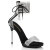 Fabulicious CHIC-47 Sandali Trasparente Nero