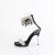 Fabulicious CHIC-47 Sandali Trasparente Nero