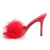 Fabulicious CLASSIQUE-01F Mules Similpelle Rosso