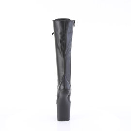 Pleaser CRAZE-2023 Stivali Al Ginocchio Con Plateau Similpelle Nero