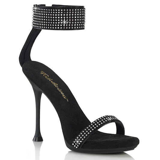 Fabulicious CUPID-440 Sandali Similpelle Strass Nero