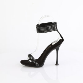 Fabulicious CUPID-440 Sandali Similpelle Strass Nero