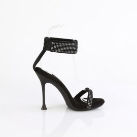 Fabulicious CUPID-440 Sandali Similpelle Strass Nero