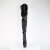 Pleaser DELIGHT-4023 Stivali Sopra Il Ginocchio Con Plateau Vernice Nero