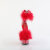 Pleaser DELIGHT-624F Sandali Con Plateau Trasparente Rosso