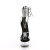 Pleaser DELIGHT-624RS Sandali Con Plateau Trasparente Strass Nero