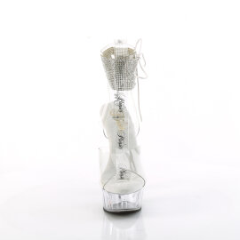 Pleaser DELIGHT-691-2RS Sandali Con Plateau Trasparente...