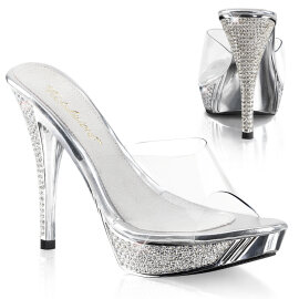 Fabulicious ELEGANT-401 Mules Con Plateau Cromato...
