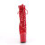 Pleaser ENCHANT-1040 Stivaletti Con Plateau Vernice Rosso
