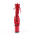 Pleaser ENCHANT-1041 Stivaletti Con Plateau Vernice Rosso
