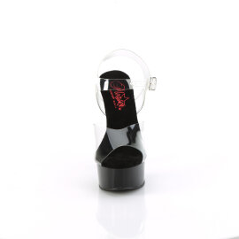Pleaser EXCITE-608 Sandali Con Plateau Trasparente