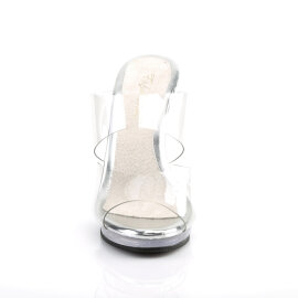 Fabulicious FLAIR-402 Mules Trasparente