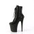 Pleaser FLAMINGO-1020RS Stivaletti Con Plateau Strass Nero