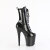 Pleaser FLAMINGO-1040GP Stivaletti Con Plateau Vernice Glitter Nero