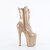 Pleaser FLAMINGO-1040GP Stivaletti Con Plateau Vernice Glitter Oro