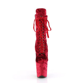 Pleaser FLAMINGO-1045VEL Stivaletti Con Plateau Velluto...
