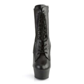 Pleaser DELIGHT-1020 Stivaletti - Pelle Nero/Nero EU-41 / US-11