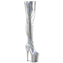 Pleaser FLAMINGO-3000HWR Stivali Sopra Il Ginocchio Con...