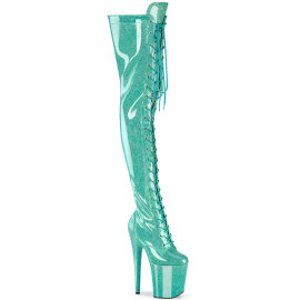 Pleaser FLAMINGO-3020GP Stivali Sopra Il Ginocchio Con...